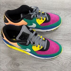 Nike Multicolor Men's Shoes - Green, Pink, Yellow, Black
